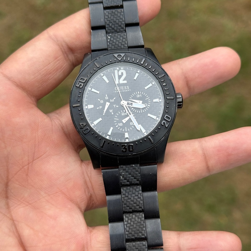 Guess Black Multifunctional Chronograph Mens Watch - image 2